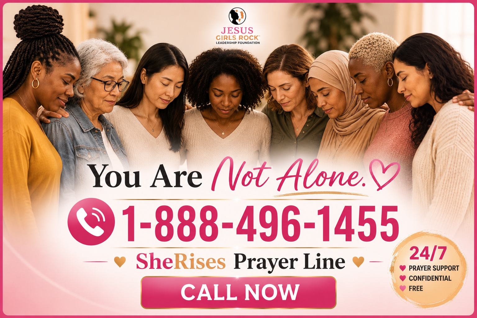 SheRises Prayer Line